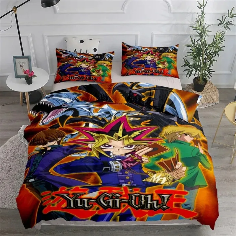 

Yami Yugi Game Duvet Cover Set UK Single Double King US Twin Full Queen Size Anime Bed Linen Set