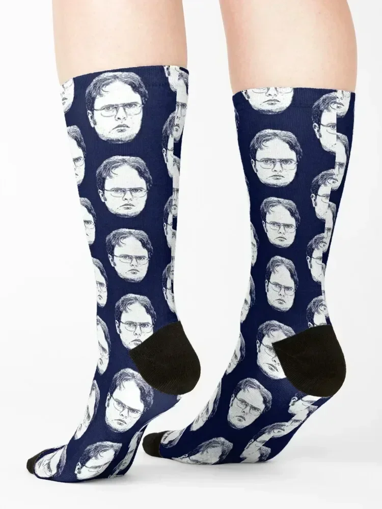 Dwight Schrute Socks professional running cute Rugby golf Women Socks Men's