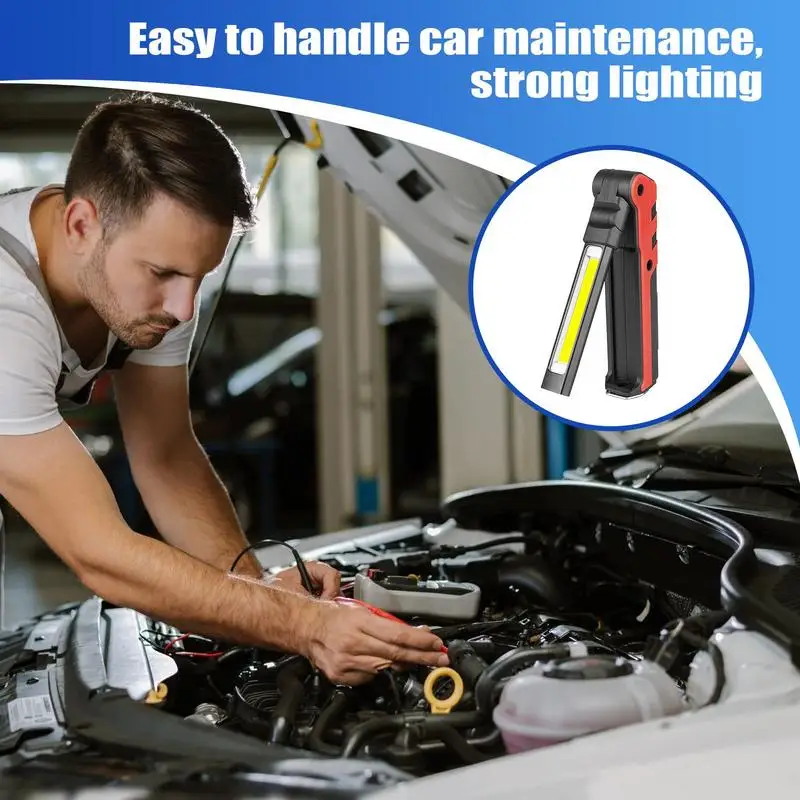 

LED Work Light Construction Repairing Lamp Rechargeable Lightweight Work Lights For Workshop Car Repair Construction Maintenance