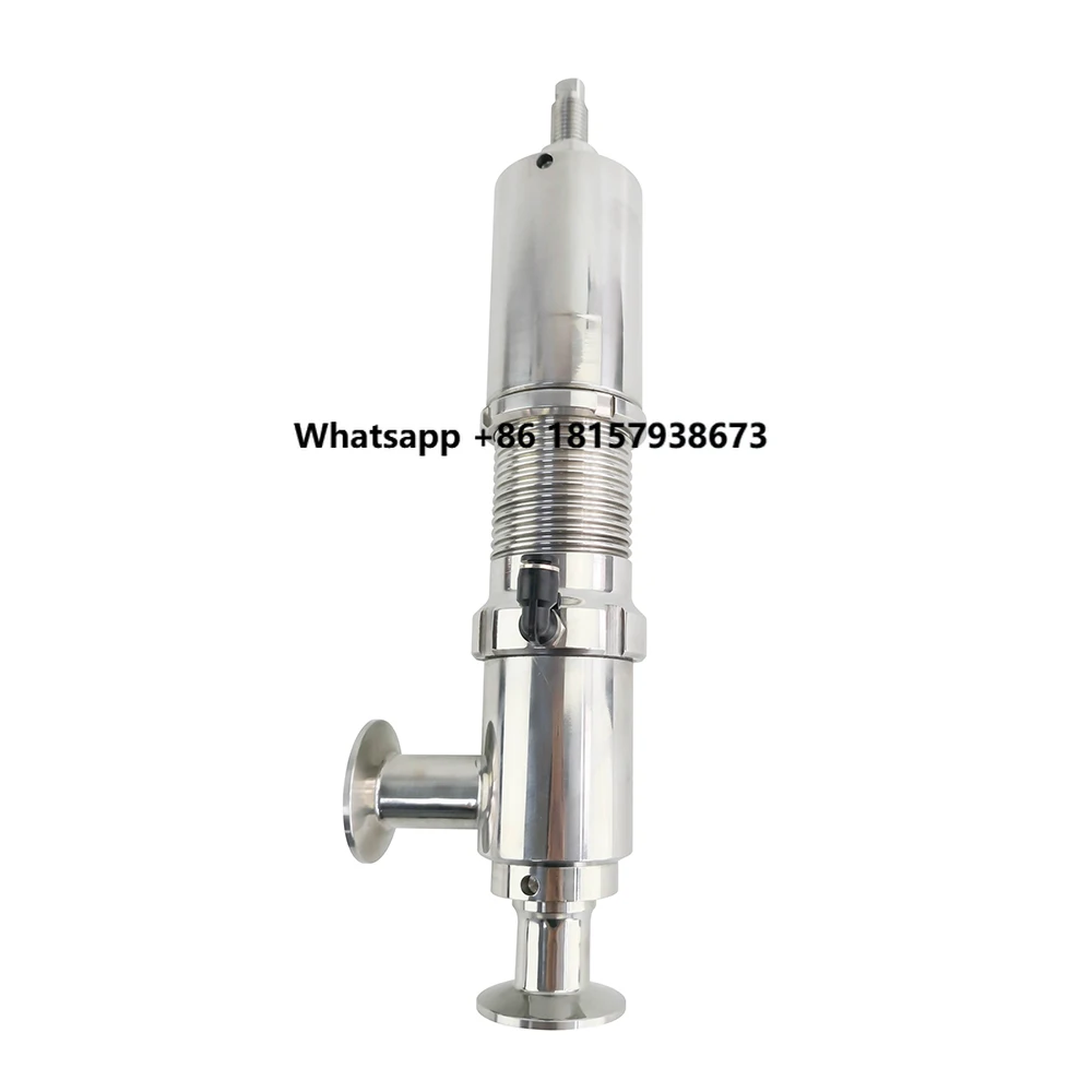 

SS316L Sanitary Stainless Steel 1.5 Inch Pressure Reducing Control Valve with Tri Clamp End Safety Relief Valve
