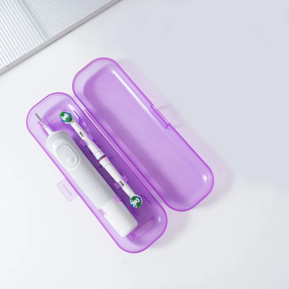 Plastic Electric Toothbrush Case Dust-proof Lightweight Toothbrush Protective Cover Moisture-proof Electric Toothbrush Organizer