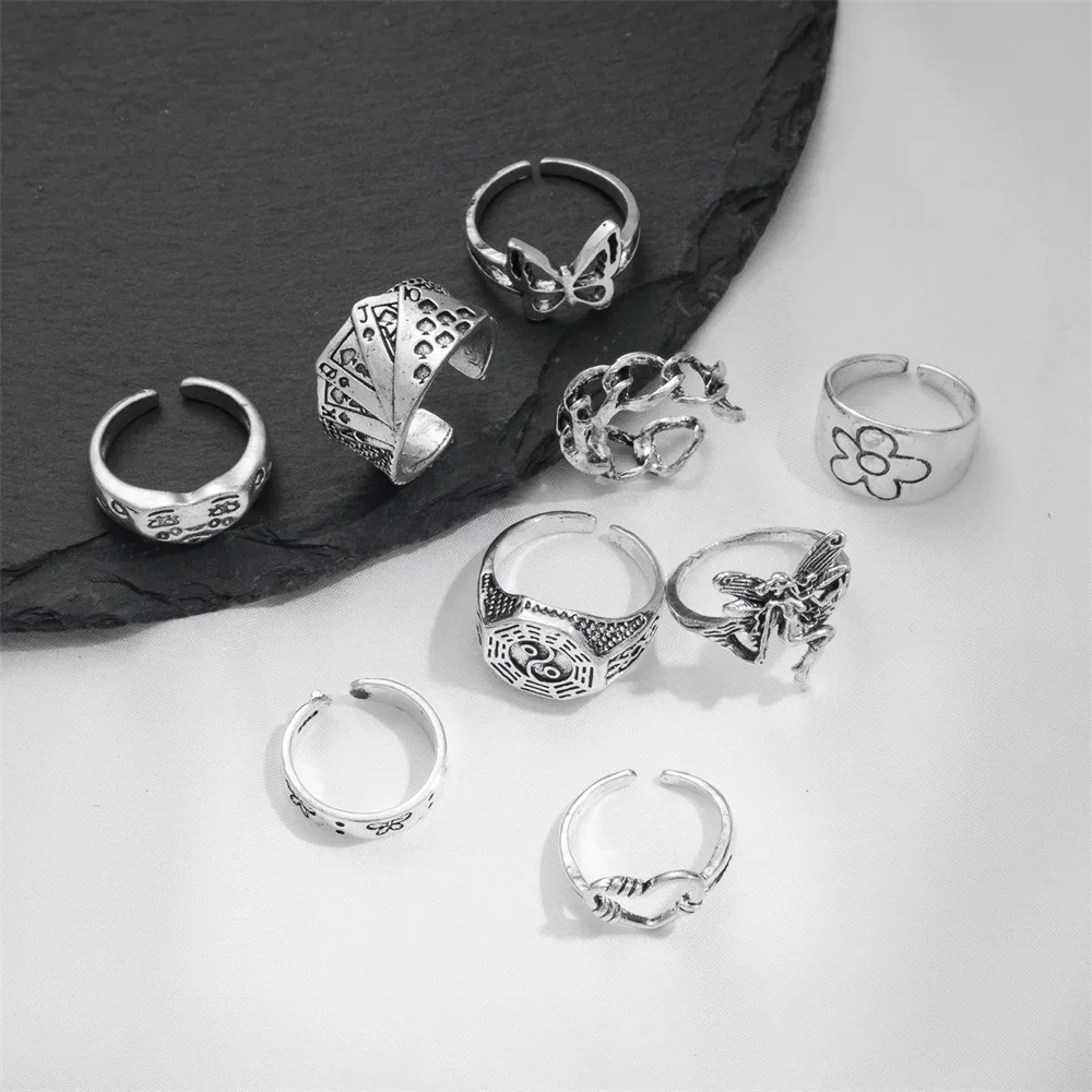 9-piece ring set