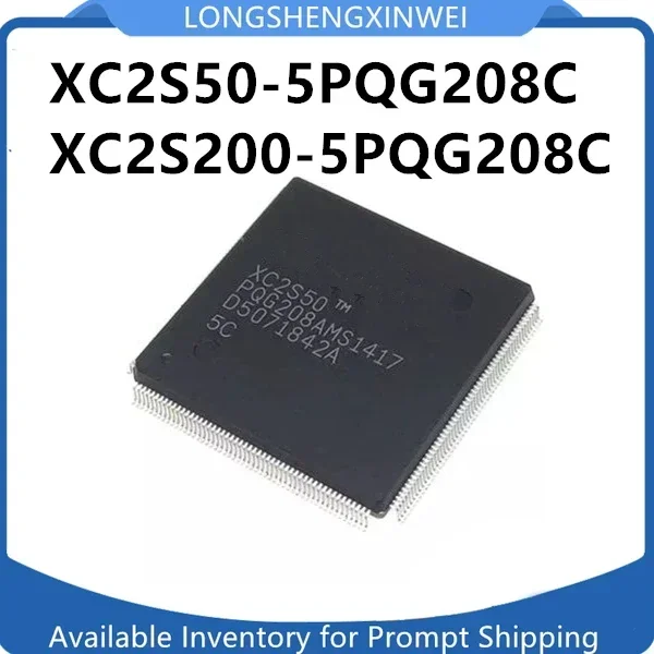 

2PCS XC2S200-5PQG208C XC2S50-5PQG208C QFP New