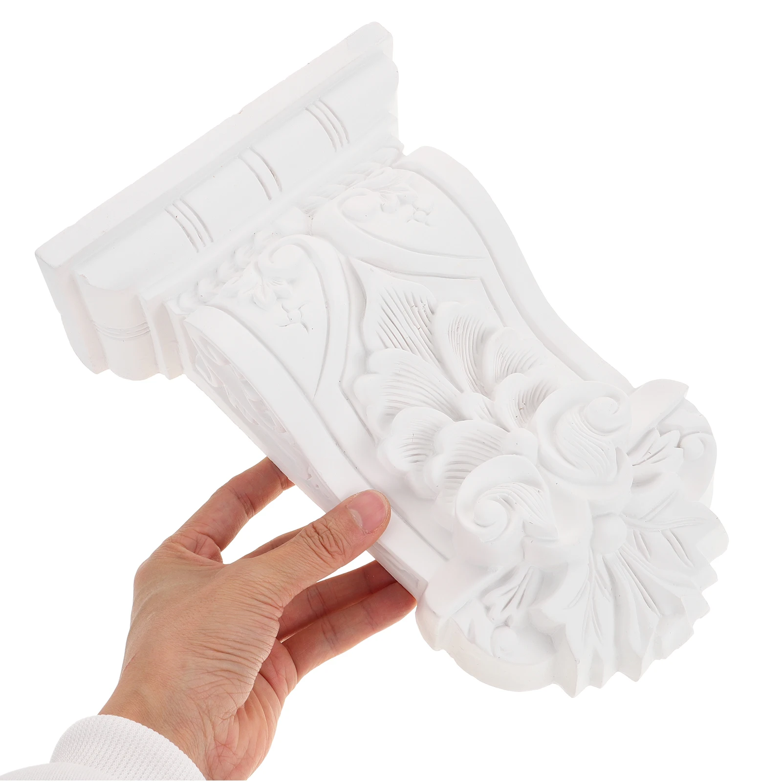 

PU Corbels European Style Decorative Corbels Carved for Home Garden Corner Ceiling Support Heavy Duty Corbels,