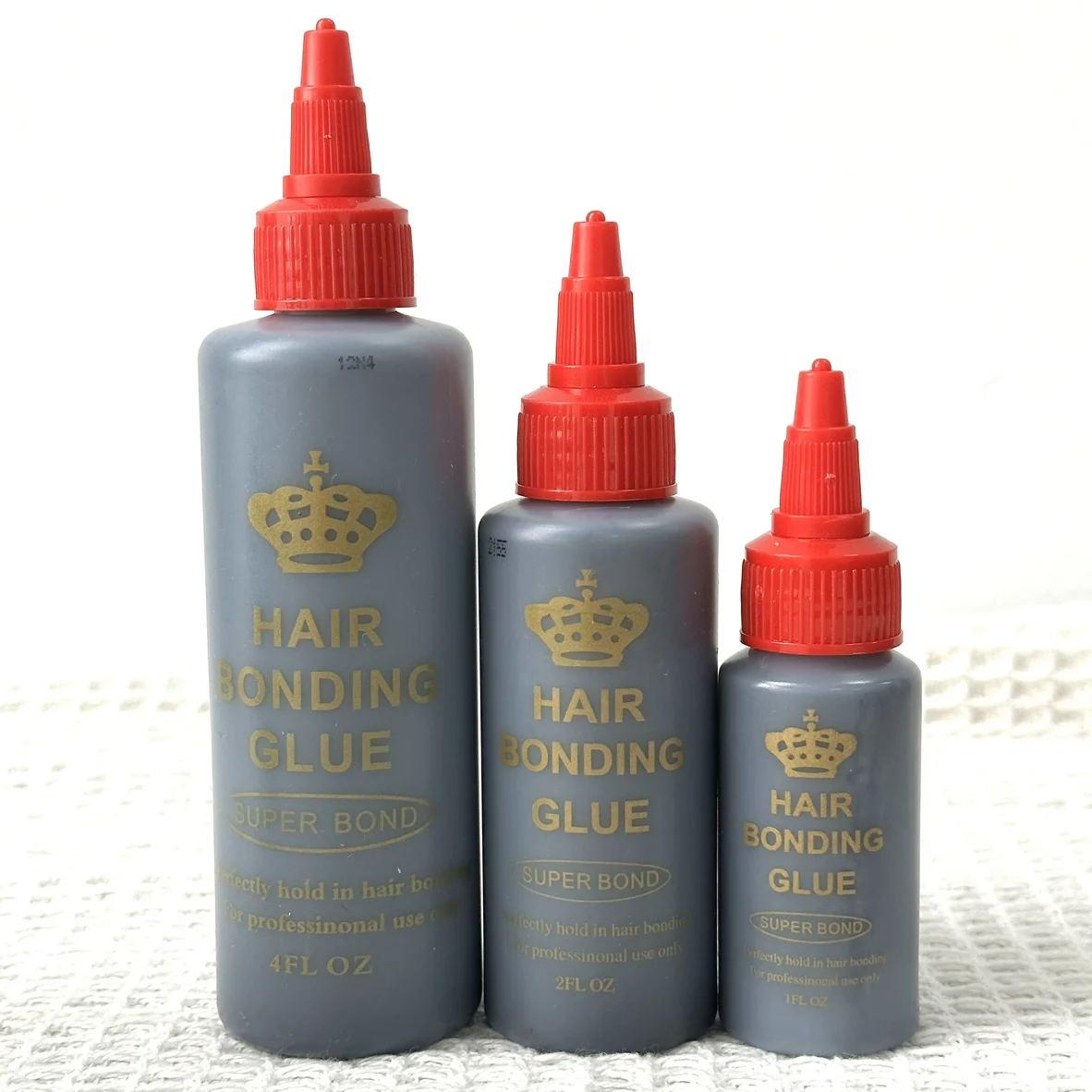 Colle de tissage de cheveux noirs, Anti-champignon imperméable, Super liaison pour une tenue parfaite dans la colle de dentelle