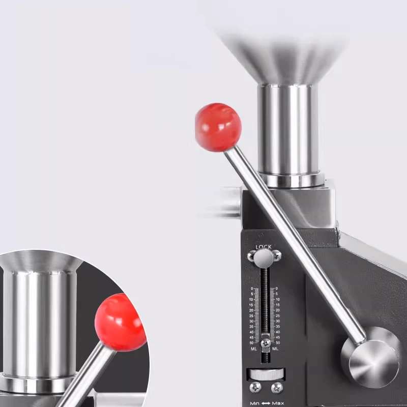 Manual Paste Filling Machine 0-50ml Sauce Filling Machine Honey Dosing Filling Machine Dual-Purpose Paste/Liquid