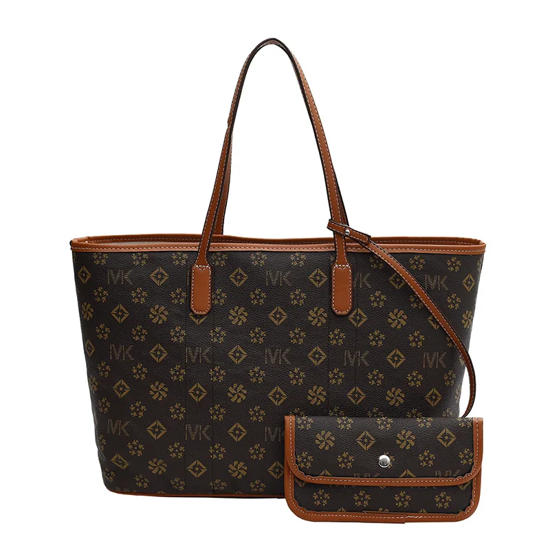 ​ حقيبة يد كبيرة الحجم بتصميم ريترو لعام 2025 للنساء ذات سعة كبيرة وقابلة للتعديل ومحفظة كتف للركاب أساسية