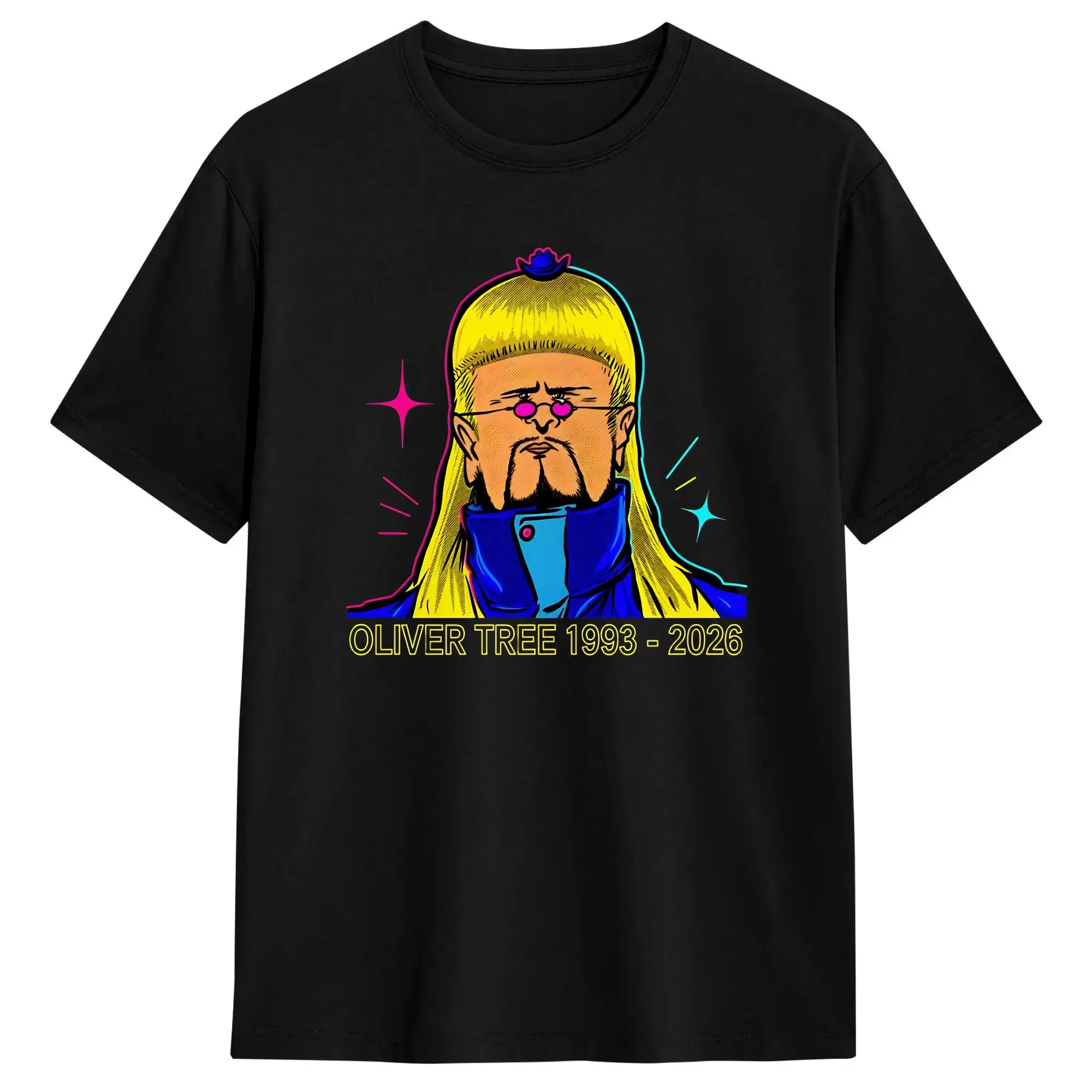 Oliver Tree Rest In Peace 1993 to 2026 Memorial  In Loving Memory T Shirt Men T Shirts Summer O Neck Tee Shirt Oversize Tops