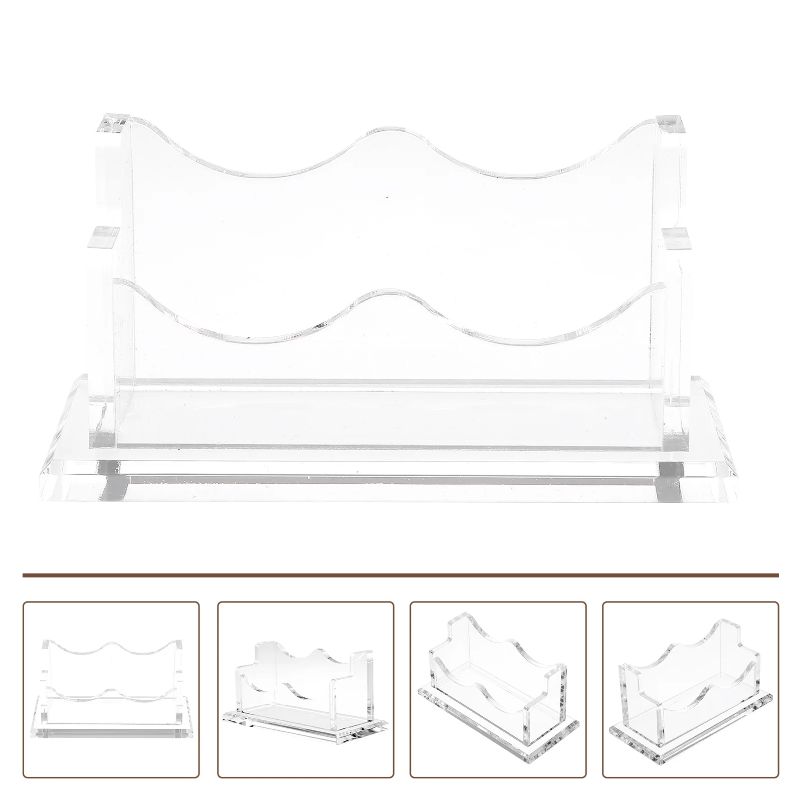 

Card Holder Display Stand for Desk Desktop Holders Acrylic Office