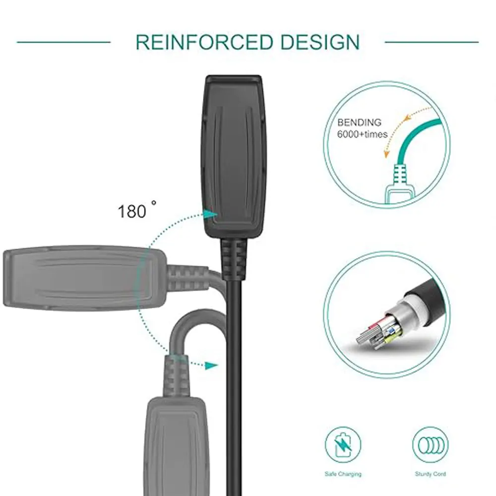 1 pçs cabo de carregamento usb clipe de dados berço carregador para garmin forerunner 235 230 735xt relógio adaptador de alimentação fio acessórios inteligentes