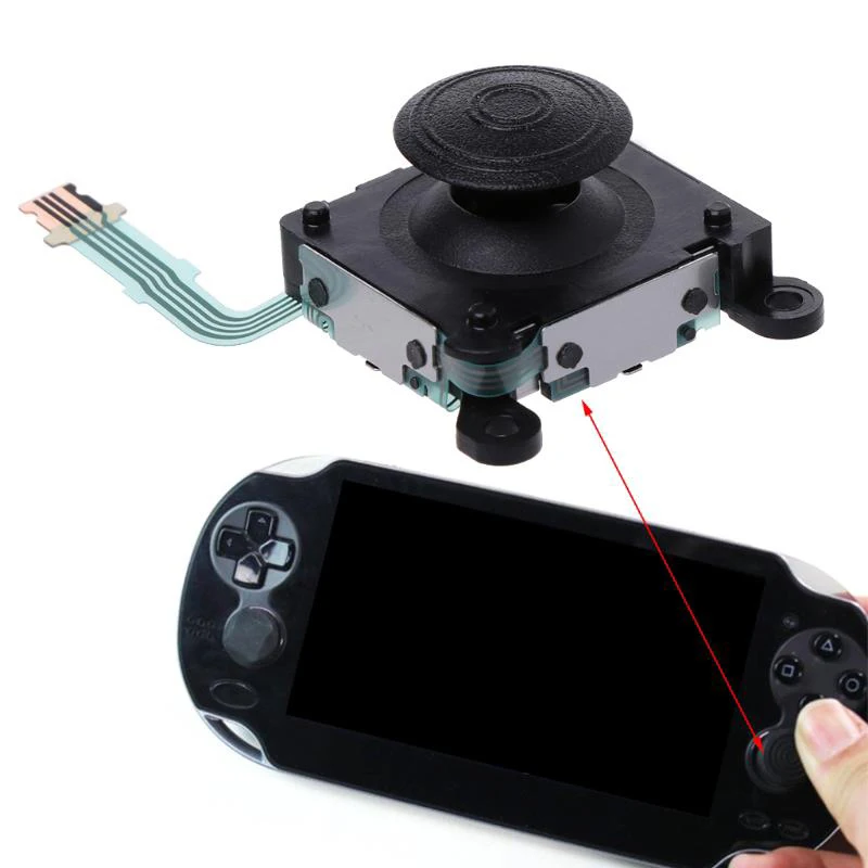 

1pcs For PSV2000 PSVITA 20003D PS VITA 2000 3D Replacement Analog Joystick Stick Button Rocker Thumbstick Rocker Module