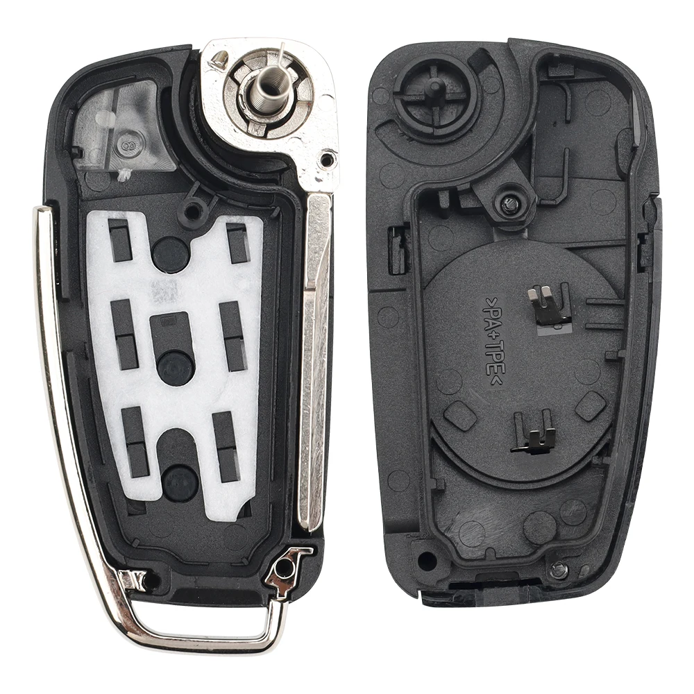 Okey Fernbedienung Auto Schlüssel ID48 Chip 315/433 MHZ Für AUDI A1Q3 A3 TT S3 S1 2005-2016 8P0837220D 8X0837220D Flip Fernbedienung Schlüssel Fob