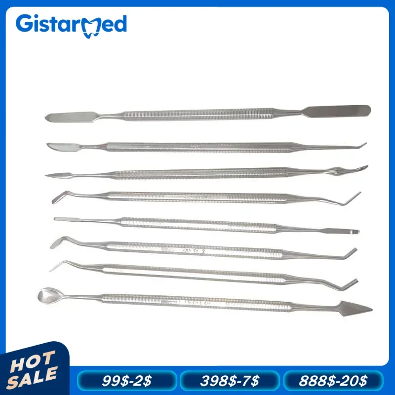 GISTAR 1Pcs Dental Wax Carver Mixing Spatula Knife Composite Filling Resin Instruments Tools Dentist Lab Materials Double Ends