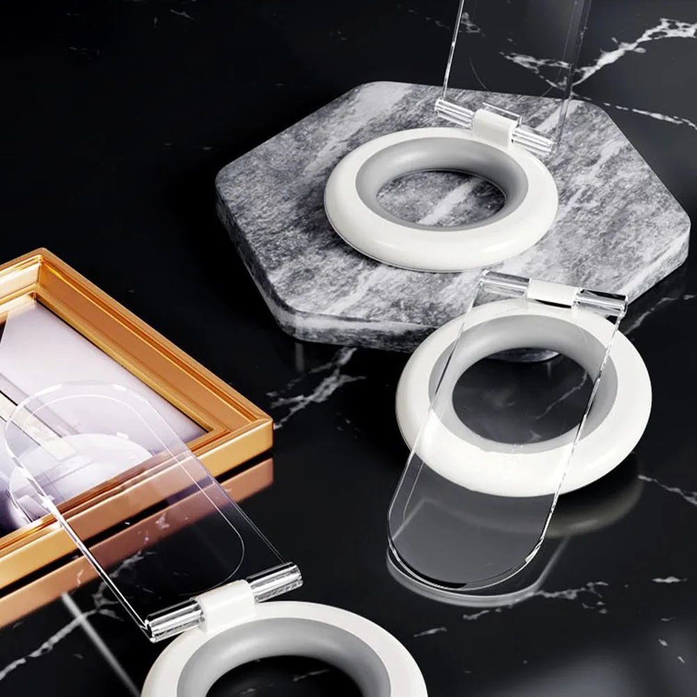 

2pcs Toilet Seat Lifter Transparent -Free Use For Elderly Kids Hygiene Protection Bathroom Decor Toilet Accessories