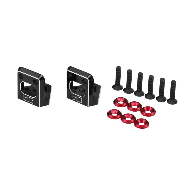Hot Racing AOR40LM01 Black Alum Lower Wing/Diffuser Mount 1/7 Limitless ARA109011