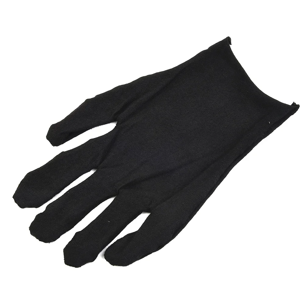 12 Pairs Black Cotton Gloves Soft Large Sensitive Cleaning Dry Moisturizing Hand Protection Household Protective Gloves Kitchen