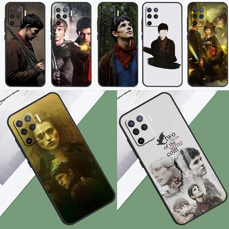 TV Series Merlin Phone Case For OPPO A15 A16 A52 A72 A5 A9 A31 A53 A83 A91 A93 A54 A74 A94 Find X5 X3 Pro