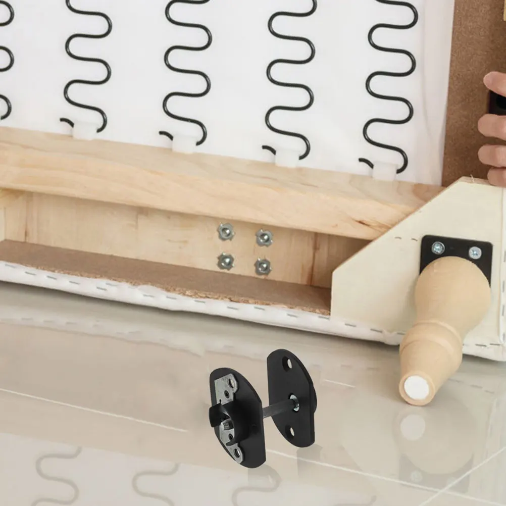 

1Set Sectional Sofa Connectors Pe Iron Longtime Use Practical Couch Clips Easy Installation Furniture Joints Snap Accessories