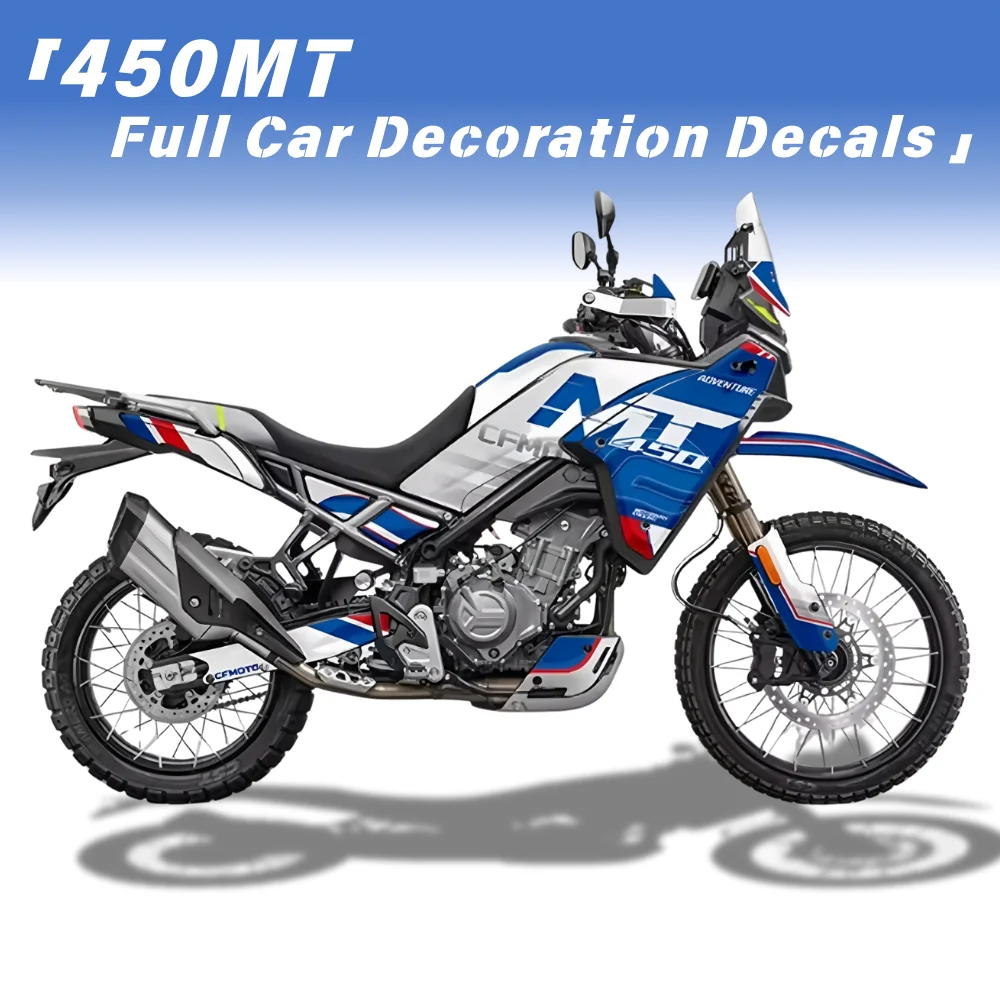 

For CFMOTO 450MT Motorcycle Full Body Floral Decals Waterproof Vinyl Stickers Decoration Pattern PVC Scratch Resistant cf450mt