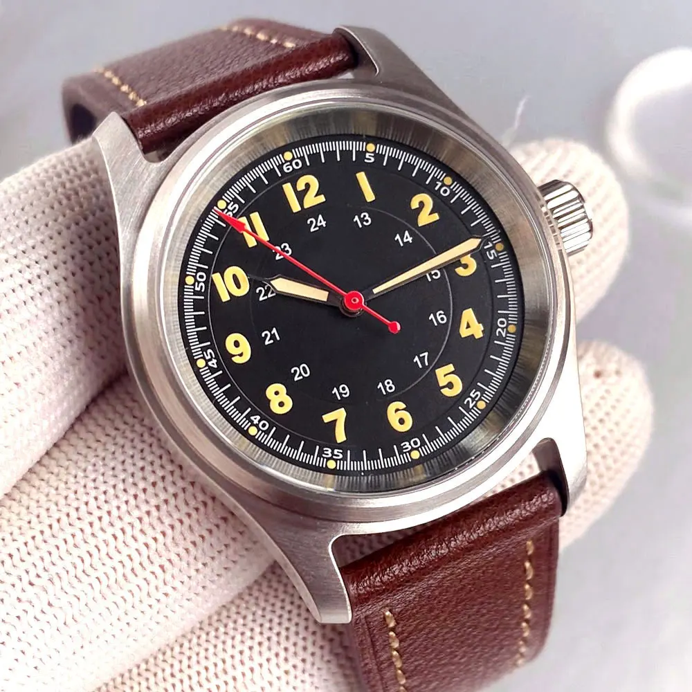 

Miyota 8215 PT5000 Stainless Steel 36mm Small Pilot Diver Automatic Men Field Watch Sapphire Luminous Mechanical Wristwatch
