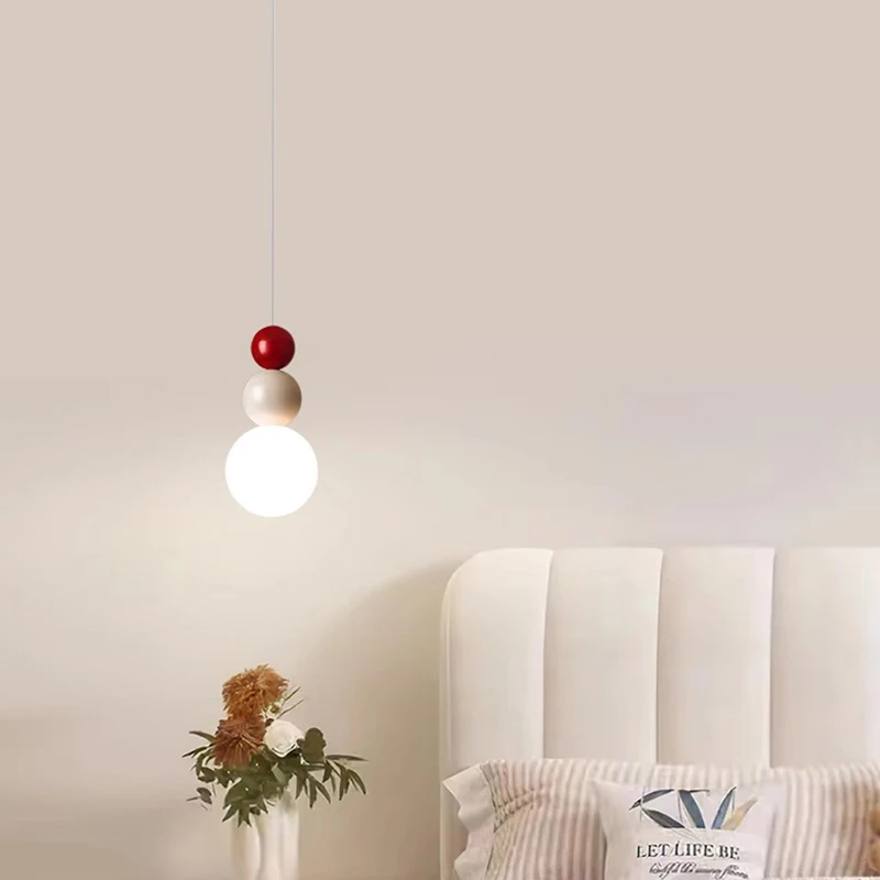 Lampe LED Suspendue au Design Nordique Minimaliste, Luminaire Décoratif d\'Nik, Idéal pour un Plafond, une Chambre à Coucher, un Salon ou une Maison