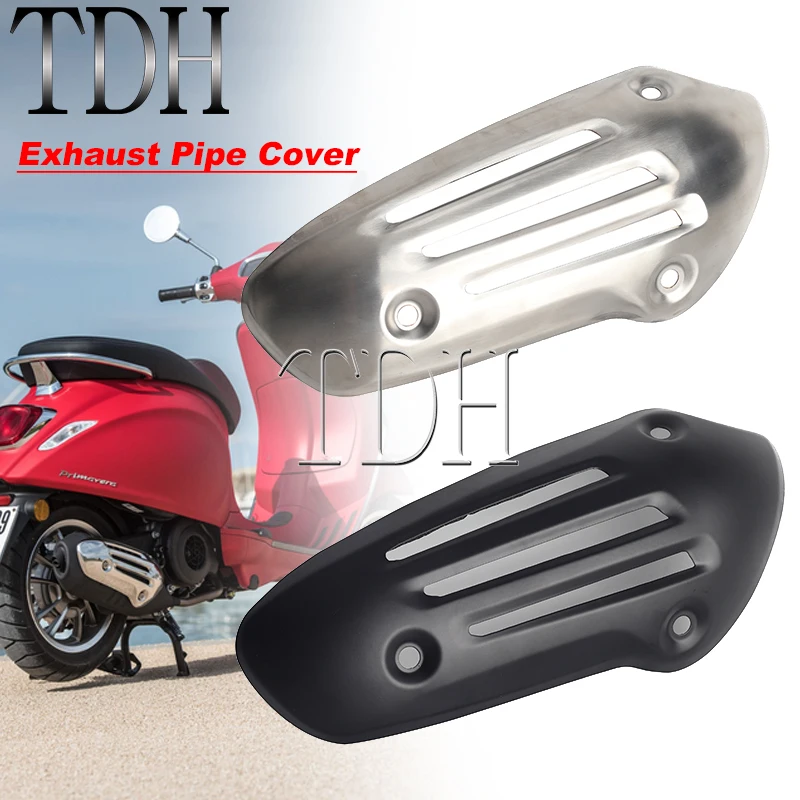 Motorcycle Exhaust Pipe Protector Heat Shield Cover Anti-Scalding Shell for Sprint Primavera 150 1250 Exhaust Muffler Pipe Cover