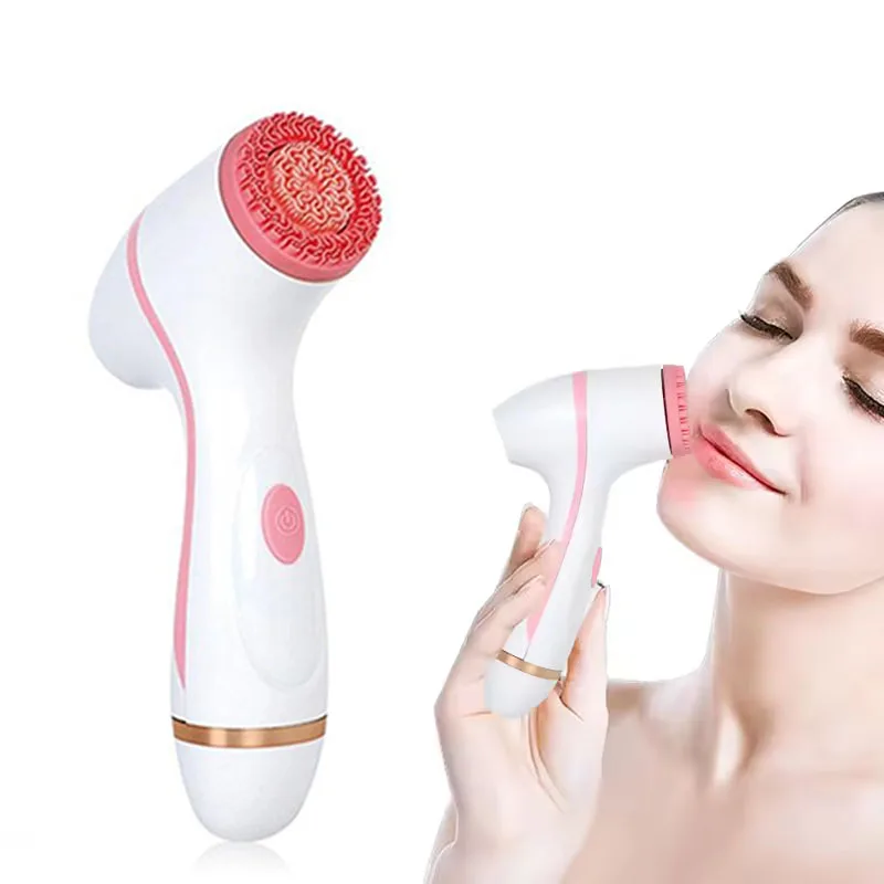 Factory Price Beauty Products Easy Use Portable Silicone Facial Cleansing Brush for Face Deep Cleaning