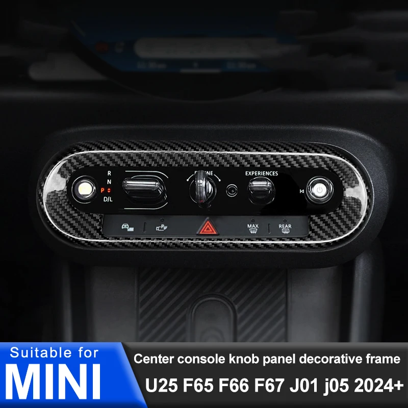 

Для MINI Countryman U25 F65 F66 F67 Cooper S J01 EV Es J05 Aceman 2024 2025 Центральная ручка управления, декоративная крышка, наклейки