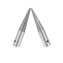 Broches coniques installées à droite sur l'arbre de 12.7mm, roues de polissage de planche, pièces de meuleuse d'établi, 1 paire