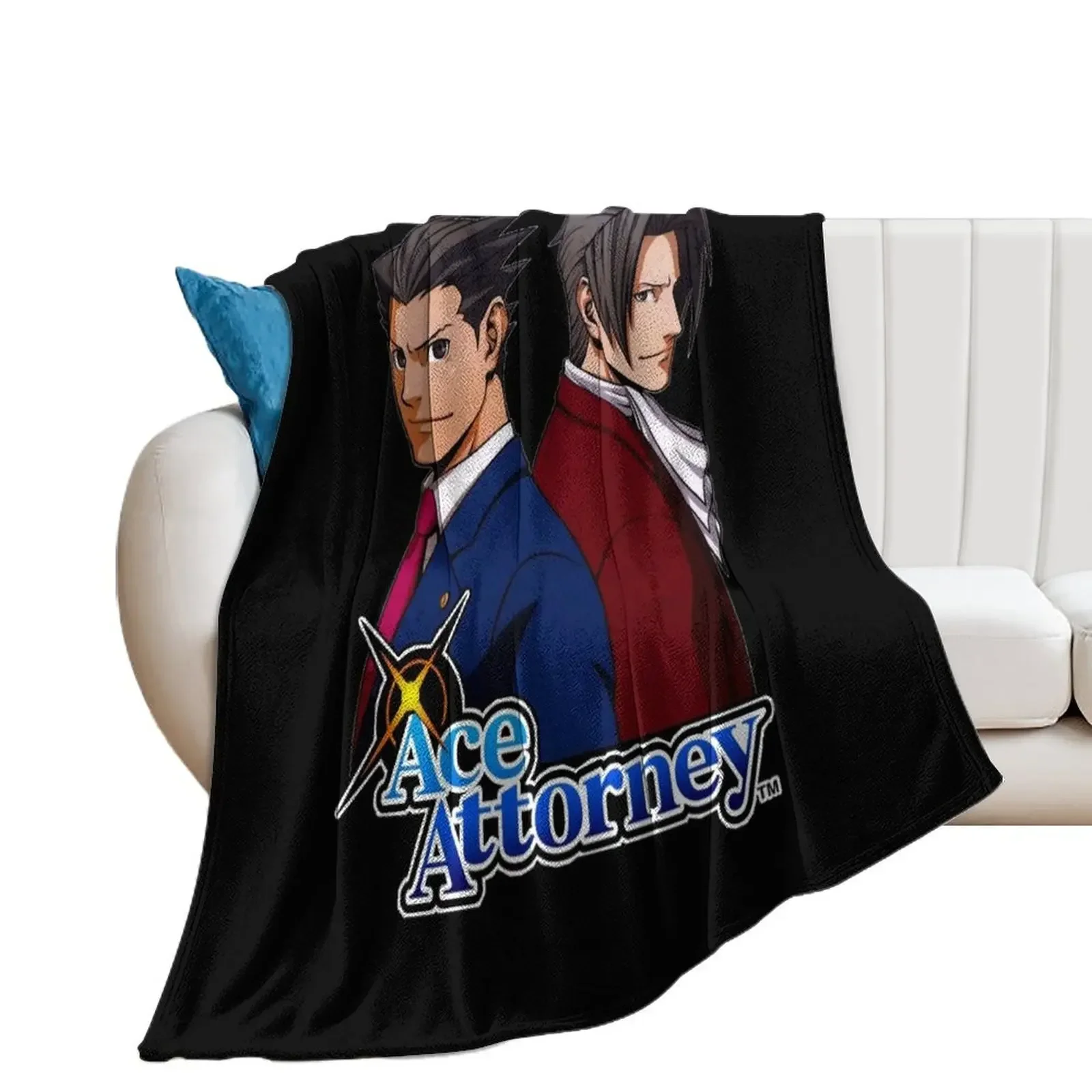 Photographic Famicom Copy Of The Great Ace Attorney Throw Blanket Tourist Luxury Custom Blankets