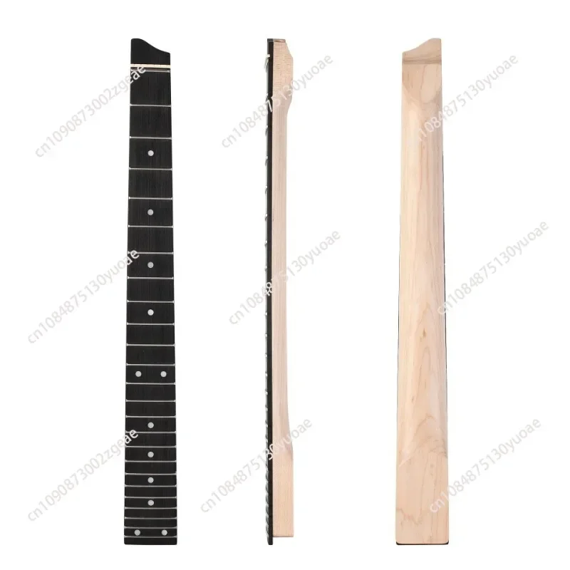 25 frets, matte, headless electric guitar handle, rosewood fretboard, maple neck, suitable for 6-string travel guitar