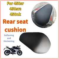 Para CFMOTO 450SS 450SR 450NK 2022 2023 2024 2025 almohadilla del asiento trasero del pasajero de la motocicleta modificada con almohadilla de joroba trasera suave