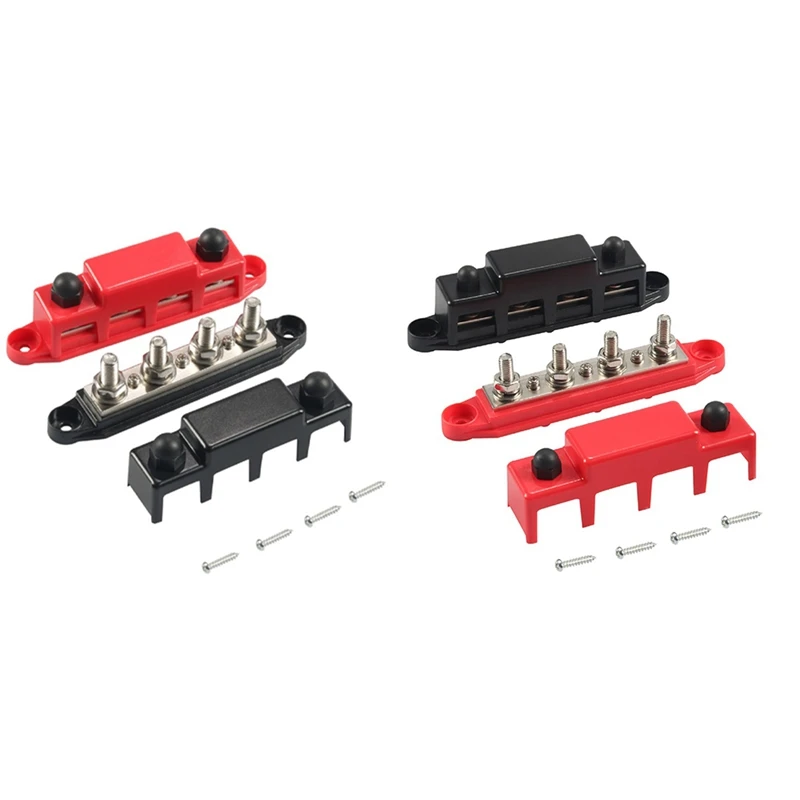 4 Way Busbar High-Current Terminal Stud Multi-Function RV Conversion Accessories Car Accessories RV Supplies