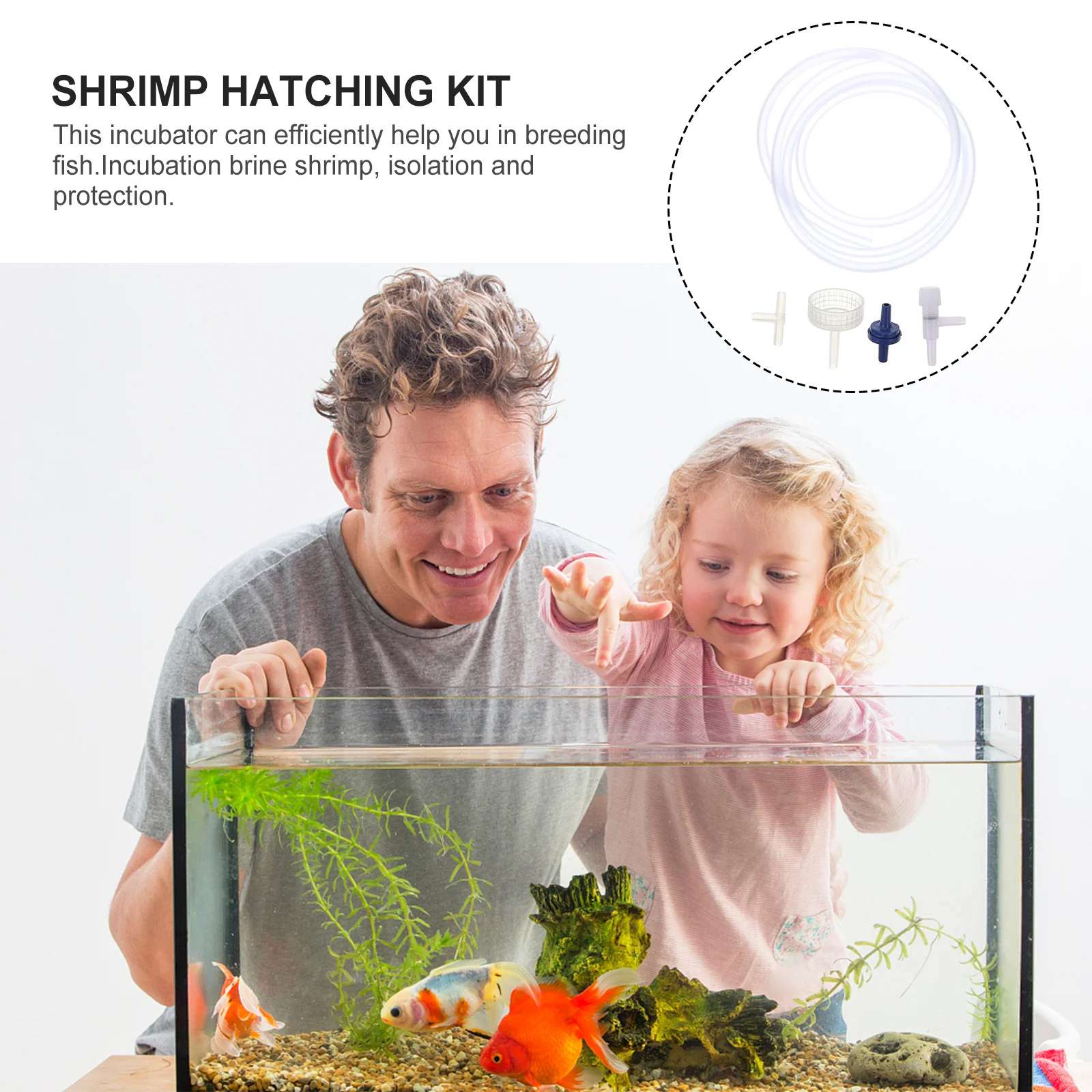 

2Sets DIY Shrimp Incubator Accessories Aquarium Hatchery Kit Shrimp Egg Hatching Tool Breeding Tool Fish Tank Hatchery Kit