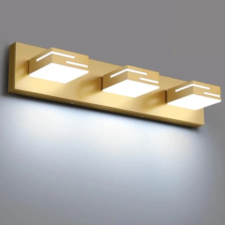 

LED Modern Bathroom Vanity Light Fixtures 22-inch Dimmable Vanity Lights for Bathroom Lighting Fixtures Over Mirror with 350° R