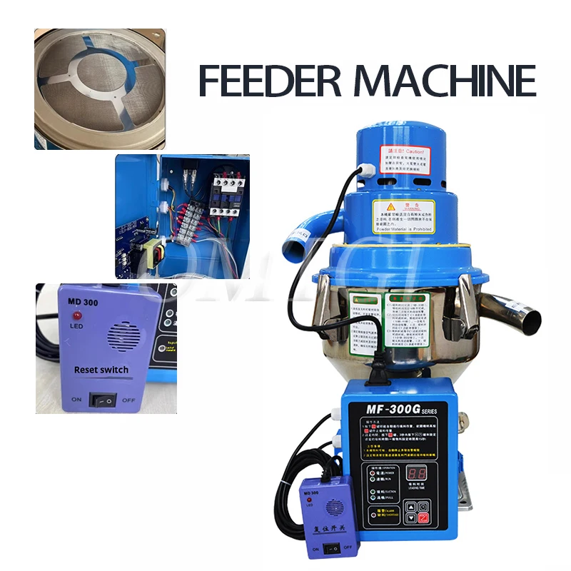 

Automatic Vacuum Feeding Machine Injection Molding Machine Stand Alone Type Plastic Particle Suction Feeder Machine MF-300G