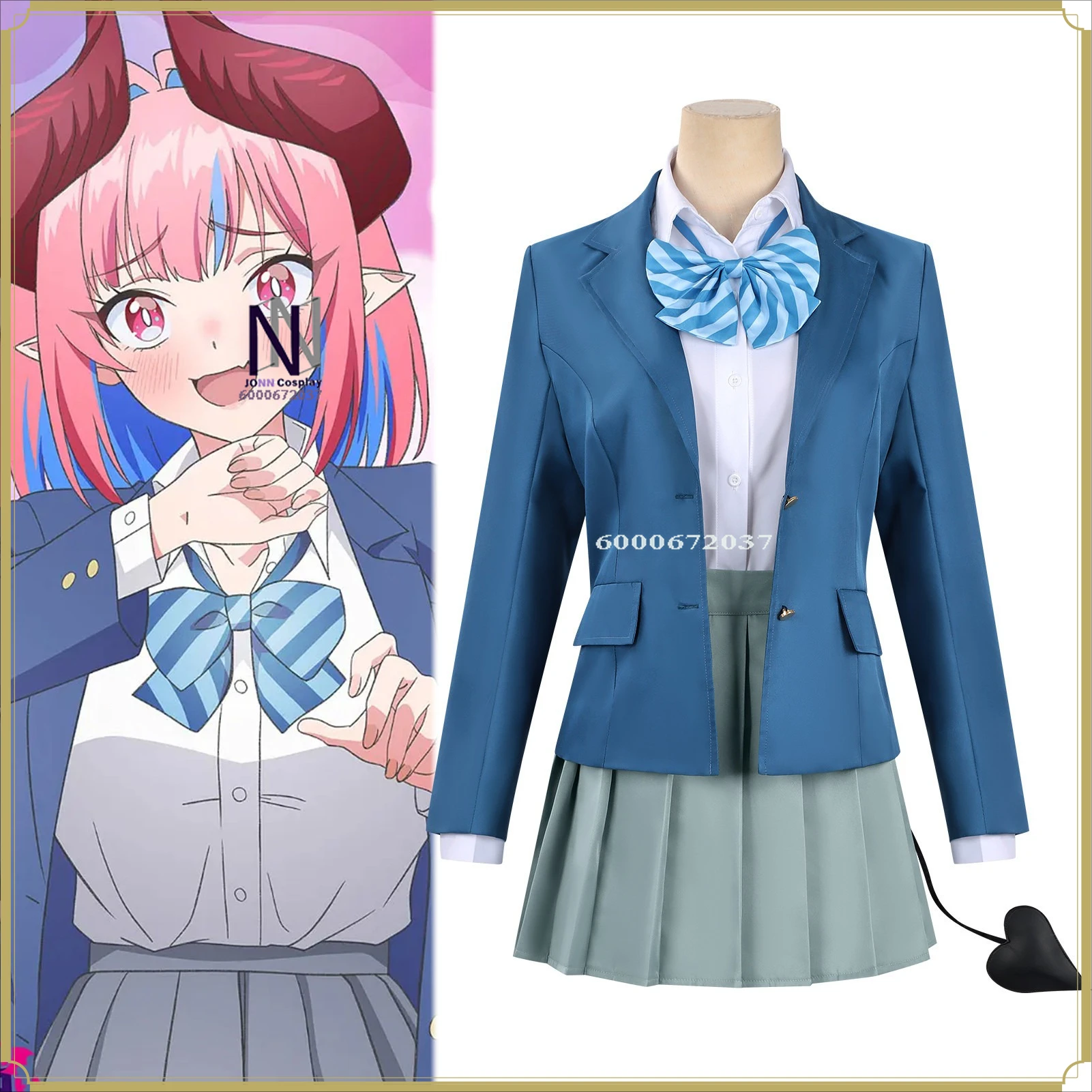 

Women's CANAAN Canaan Cosplay Costume - High Quality Full Set Classic School Style Badge Role Playing Halloween Party Suit