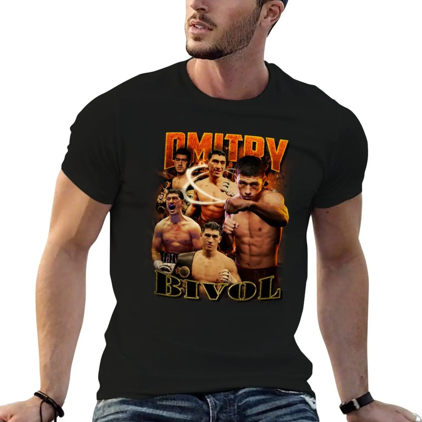

Dmitry Bivol T-Shirt man t shirt designer t shirts for man graphic tees T-Shirt