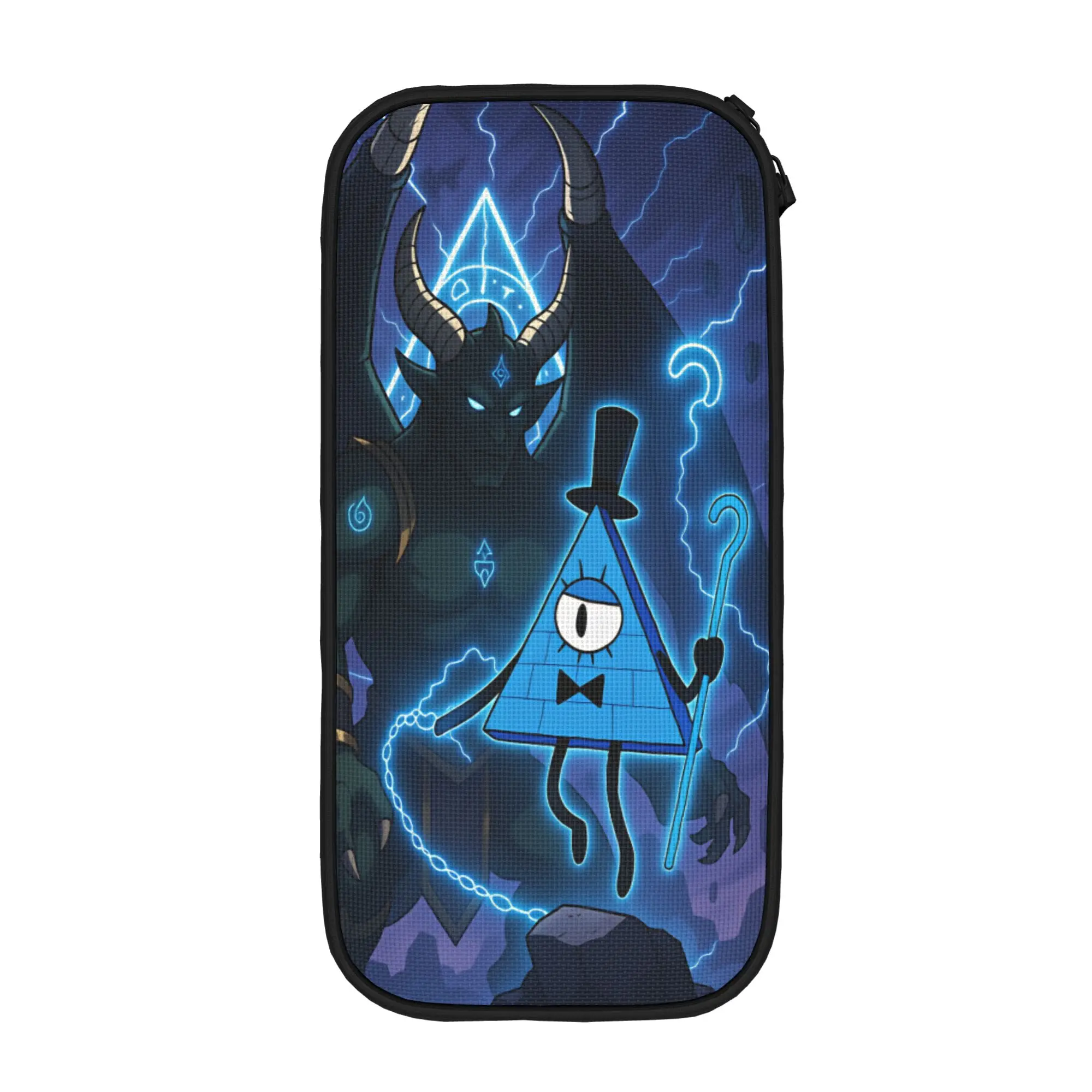 G-Gravity Falls Lunch Bag For Adult Bill Cipher Print Lunch Box Vintage Travel Cooler Bag Waterproof Thermal Tote Handbags