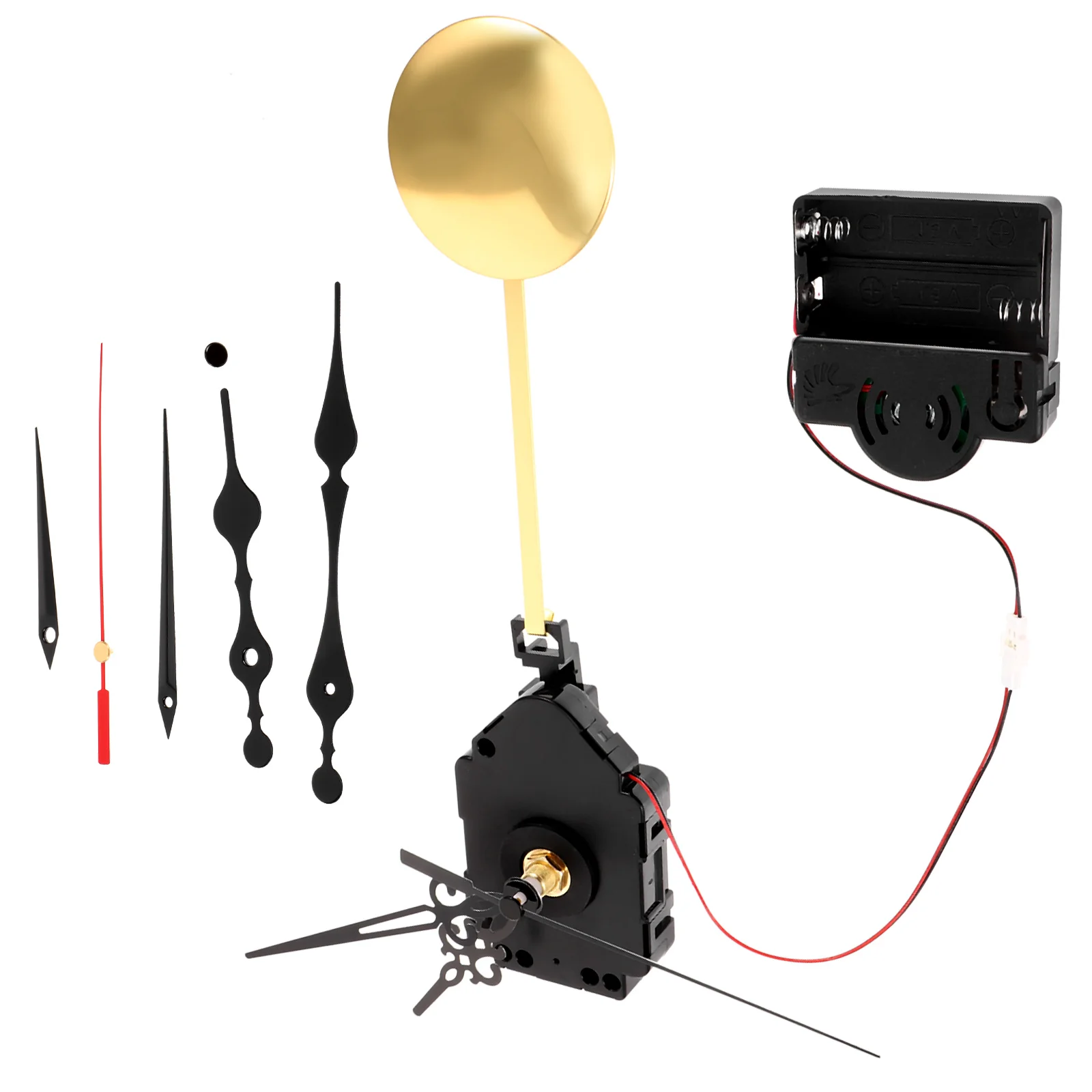 

Retro Metal Pendulum Clock Movement Replacement DIY Mechanism Swing Chime Music Box Wall Clock Parts Accessories