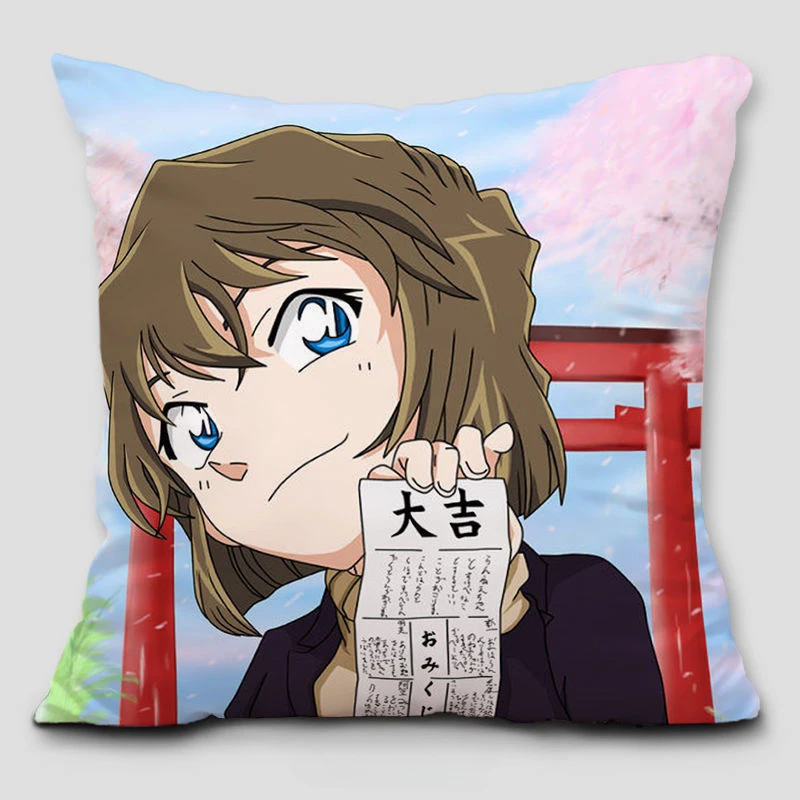 Dziwne imię na poduszkę rabusia Kidd Conan detektyw Conan Kudo Shinichi Grey Print poszewka na poduszkę