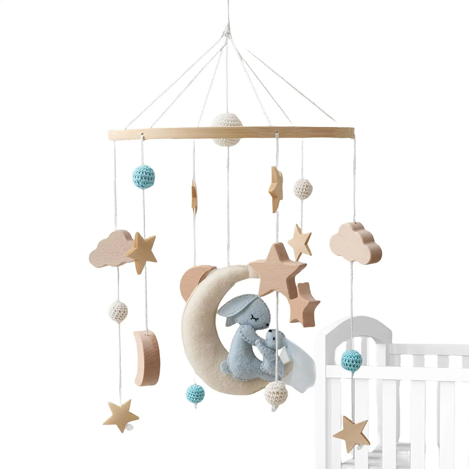 Krippe Mobile Hangable Kinderwagen Krippe Spielzeug Drehbare Beruhigende Spielzeug Für Laufstall Kinder Kinderpflege Anbieter Baby Dusche Neue Eltern