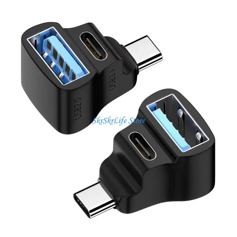 

E65E 1 to 2 Type C Adapter PD140W Extension Dock 20Gbps for ROG Handheld Game