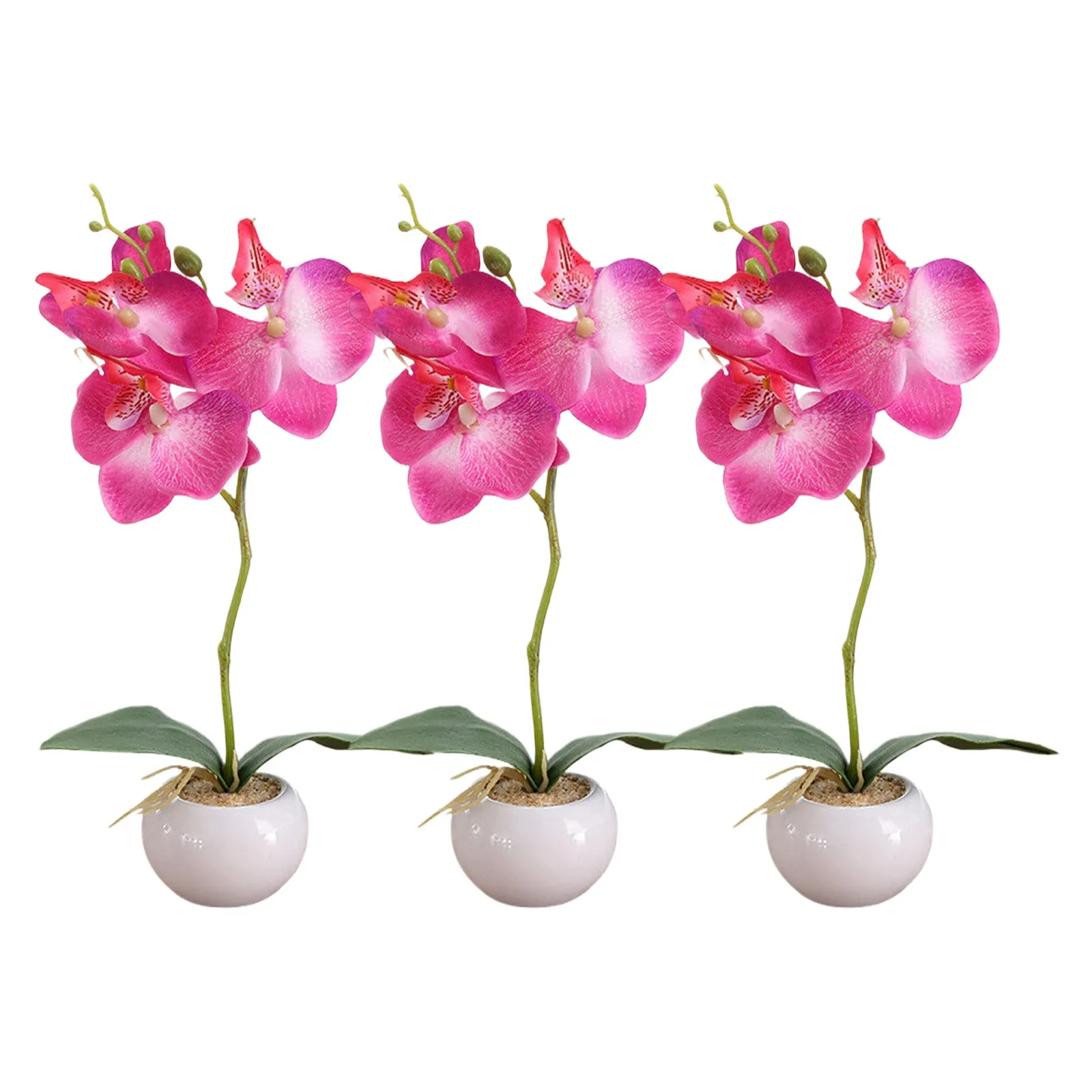 Plant Bonsai Indoor Butterfly Orchid Bonsai Plants Artificial Flowers Artificial Flowers Indoor Leaves Artificial