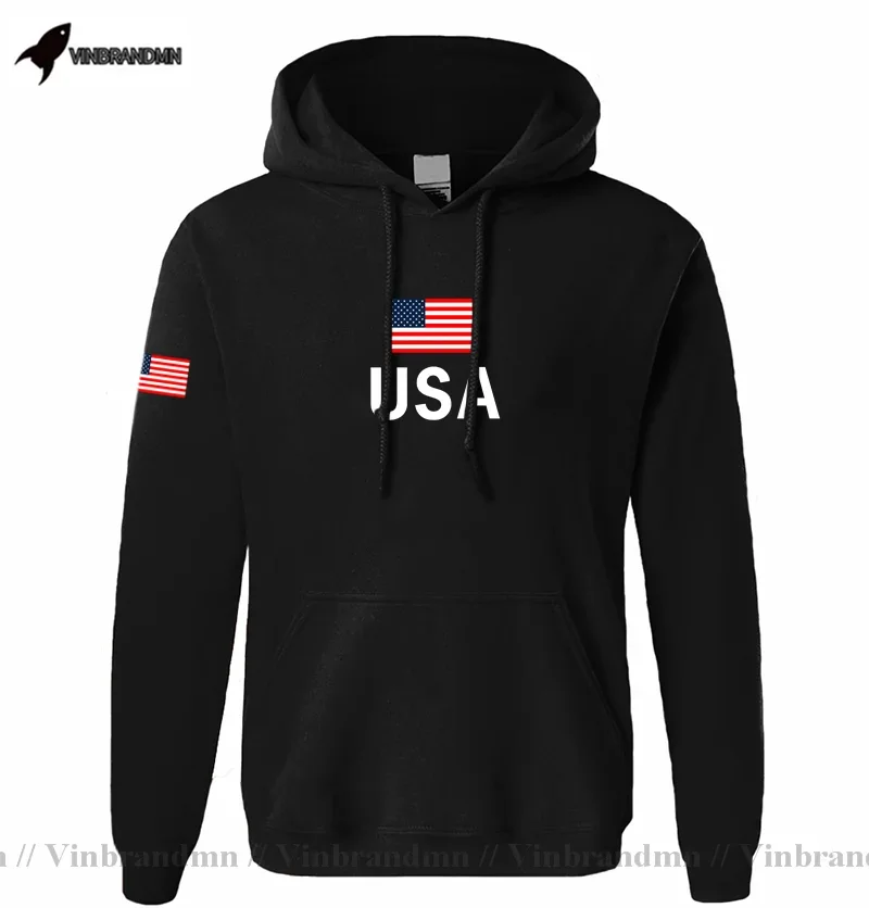 USA United States of America hoodies men 2021 sweatshirt sweat new hip hop streetwear American jerseys tracksuit nation flag US