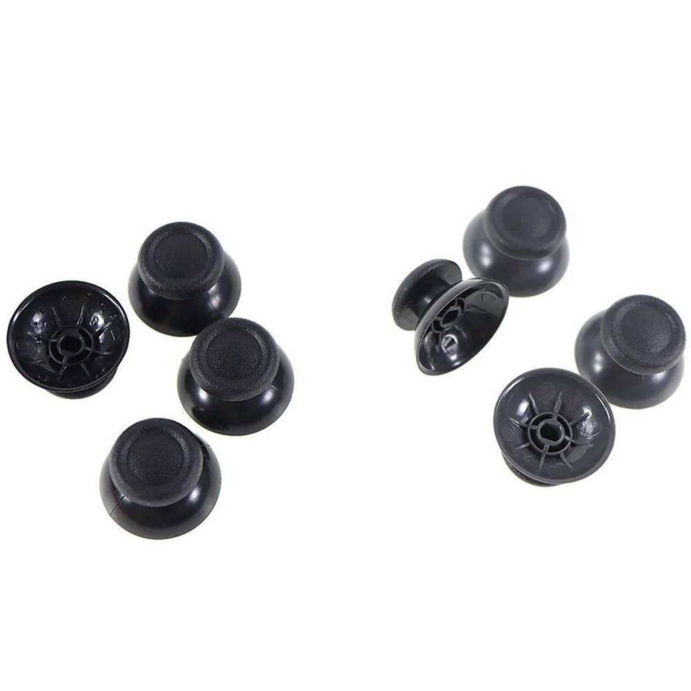 Capuchons de manette analogique 3D pour manette Sony PS4, capuchons de pouce, gris, noir, pièces de chapeau de poignée, original, 10 pièces