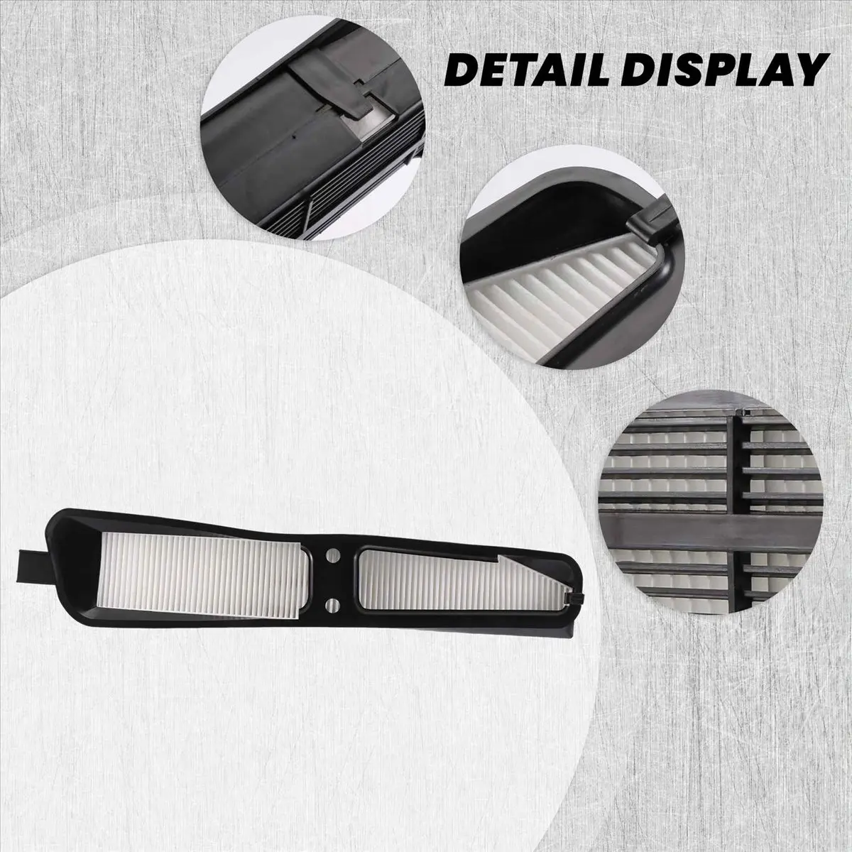 #68B (Black&white)Cabin Air Housing and Filter Kit Fit for Jeep Grand Cherokee,Automotive Parts & Accessories