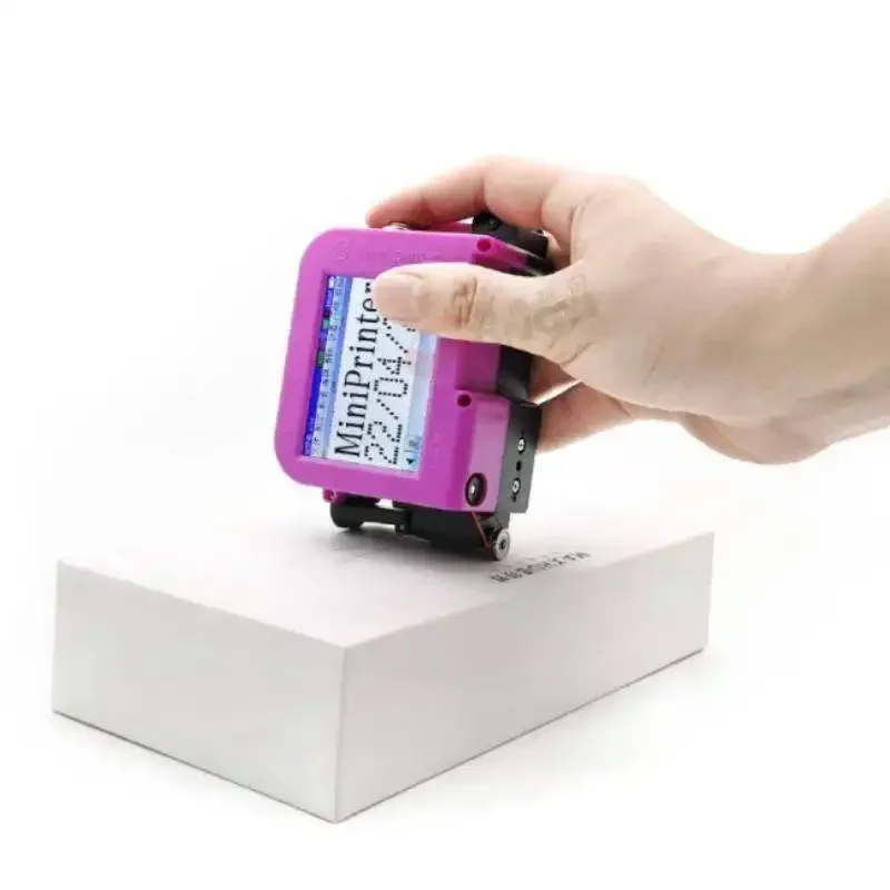 Uyin Portable mini handheld small smart hot stamping inkjet gun to print 3d coder production date food bag bottle carton image 5