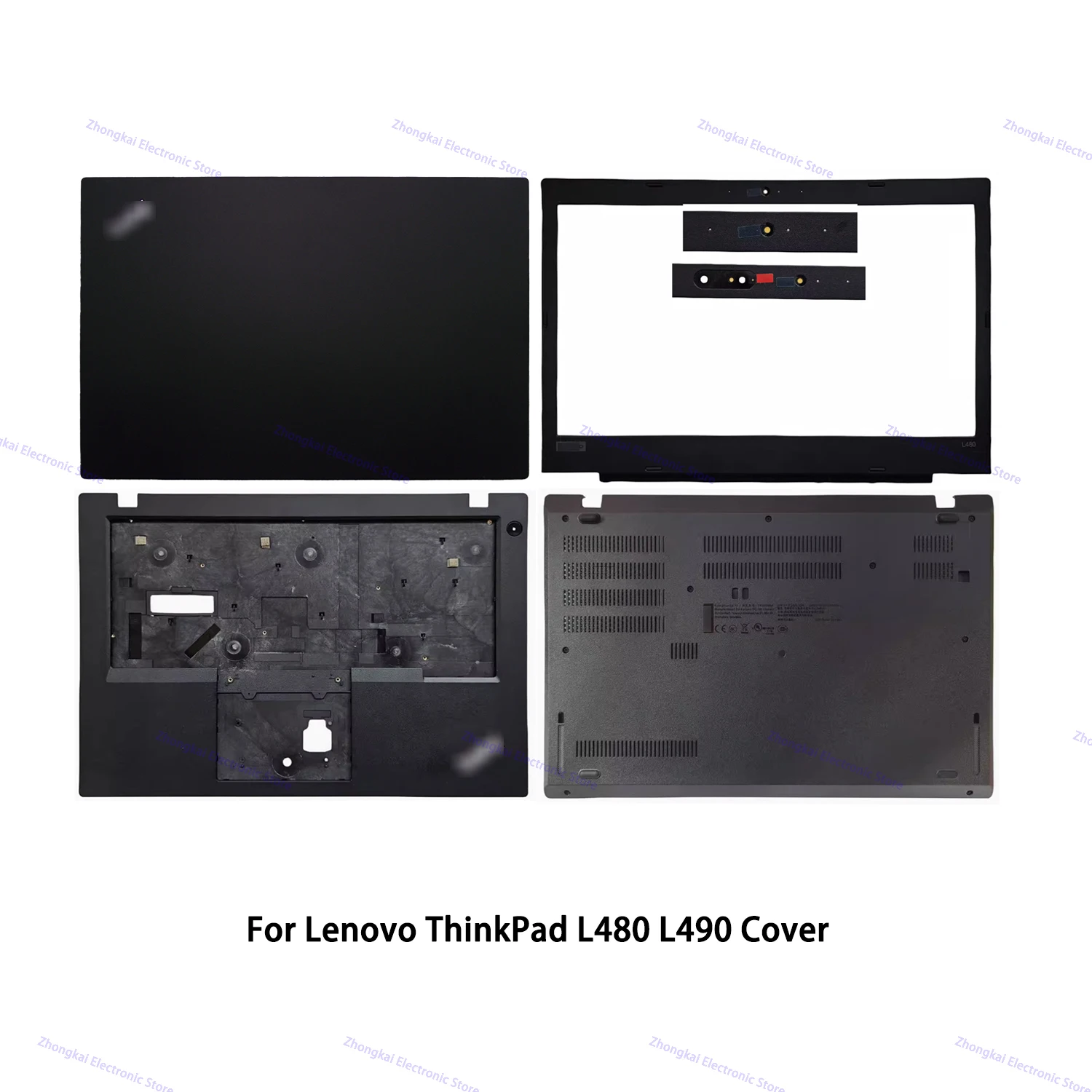 

Новый оригинальный чехол для ноутбука Lenovo Thinkpad L480 L490, ЖК-дисплей, лицевая панель, упор для рук, нижняя базовая крышка AP1AZ 000900