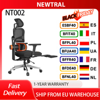 NEWTRAL NT002 Ergonomic Chair with Footrest, Auto-Following Backrest Headrest,Adaptive Lower Back Support,13CM Height, 30 Degree